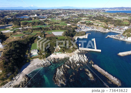 剱埼灯台 剣崎灯台 ドローン空撮 剱埼灯台 剣崎灯台 ドローン空撮 73643622