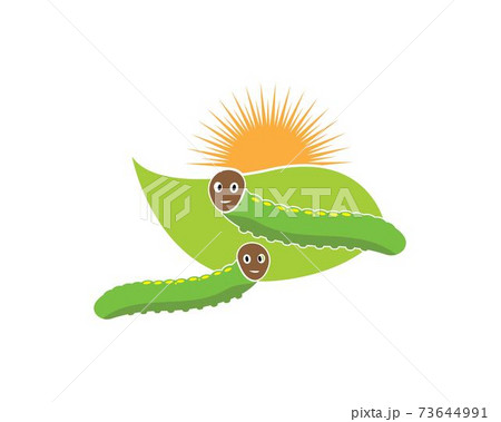 caterpillar logo icon vector illustration design caterpillar logo icon vector illustration design 73644991