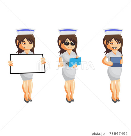 Nurse Woman hospital character clothes healthcare mascot Set Nurse Woman hospital character clothes healthcare mascot Set 73647492