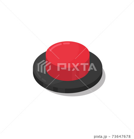 Red button isolated on white background Red button isolated on white background 73647678
