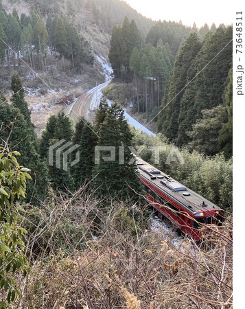 阿蘇古閑の滝　豊肥線 73648511