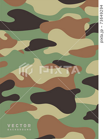 Minimal Design Camouflage Pattern Stock Illustration