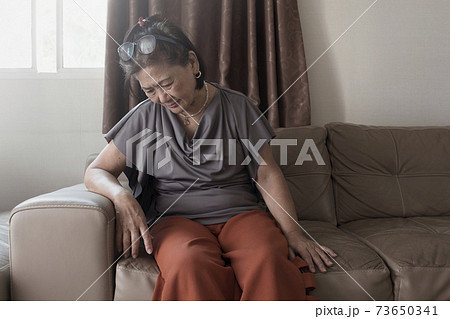 asian woman suffering from mental health feel sad asian woman suffering from mental health feel sad 73650341