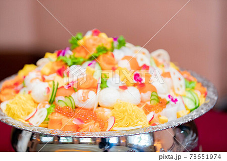 ちらし寿司　てまり寿司 73651974