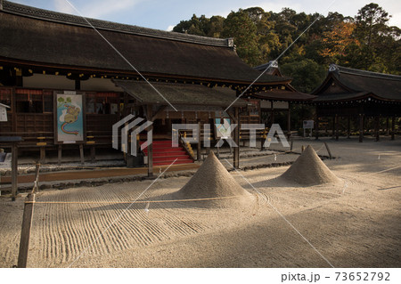 上賀茂神社立砂 73652792