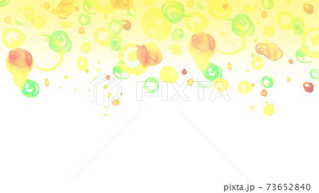 動画背景素材壁紙水彩模様黄色い光のイラスト素材 [73652840] - PIXTA