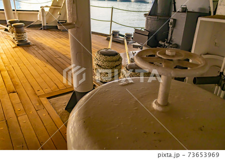 初代南極観測船宗谷後部デッキ繋留柱 初代南極観測船宗谷後部デッキ繋留柱 73653969