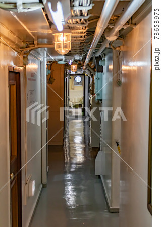 初代南極観測船宗谷船内通路 初代南極観測船宗谷船内通路 73653975