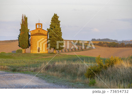 Chapel of the Madonna di Vitaleta, San Quirico d Orcia, Tuscany, Italy 73654732