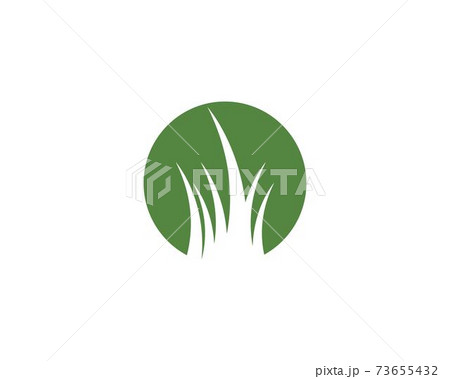 Grass logo vector 73655432