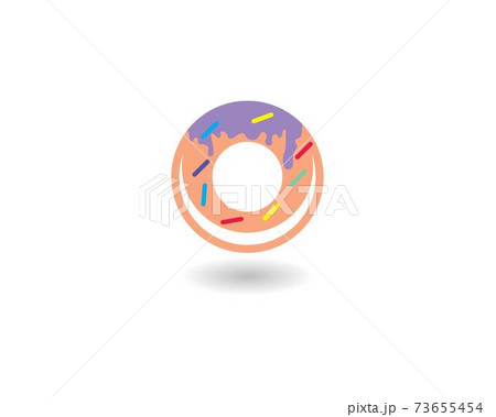 Donuts logo vector 73655454