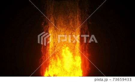 Hell gates. hell fire. Devil portal. Sinner. Religious concept. 3d rendering. Hell gates. hell fire. Devil portal. Sinner. Religious concept. 3d rendering. 73659433