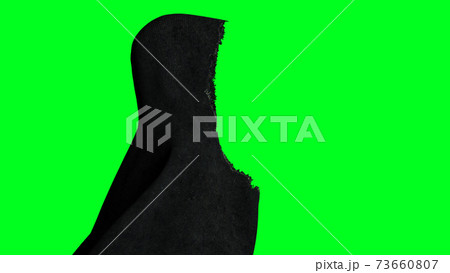 Scary fear ghost animation . 3d realistic render. 73660807