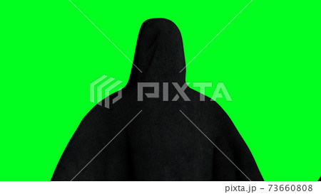 Scary fear ghost animation . 3d realistic render. 73660808