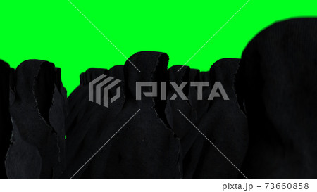 Scary fear ghost animation . 3d realistic render. 73660858