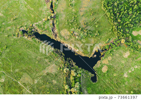 Lake in the meadows Lake in the meadows 73661397
