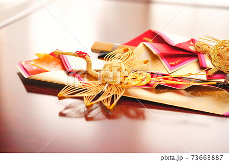 お支度金セット・鶴の水引27 73663887