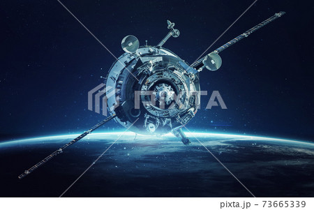 Cosmic art, science fiction wallpaper. Beauty of deep space. Billions of galaxies in the universe. Elements of this image furnished by NASA 73665339