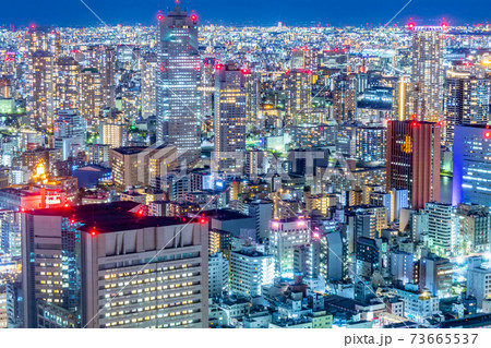 東京月島江東方面の夜景(カレッタ汐留) 東京月島江東方面の夜景(カレッタ汐留) 73665537
