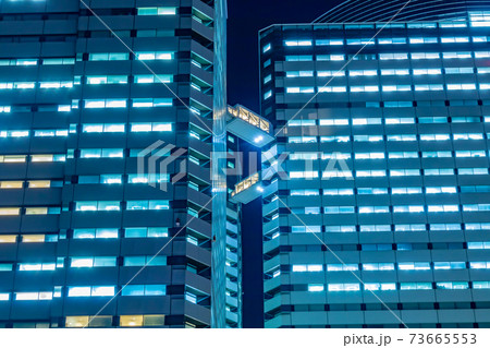 晴海トリトンスクエアの夜景 晴海トリトンスクエアの夜景 73665553