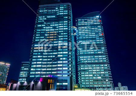 晴海トリトンスクエアの夜景 晴海トリトンスクエアの夜景 73665554