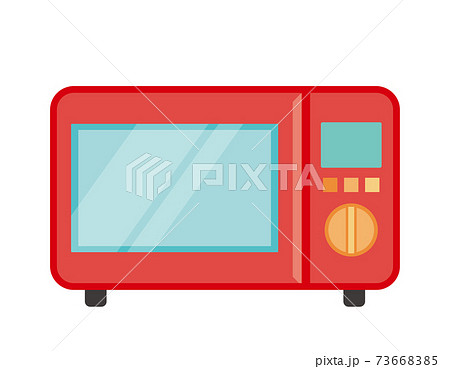 電子レンジのベクターイラスト 家電のイラスト素材 電子レンジのベクターイラスト 家電のイラスト素材