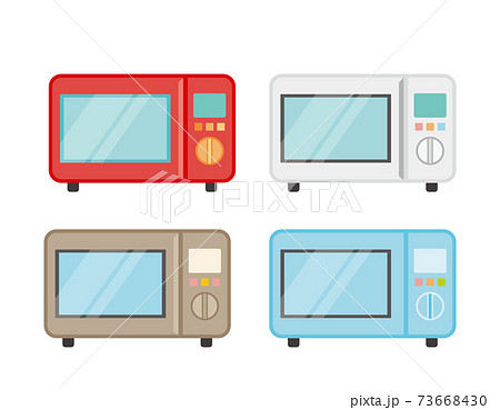 電子レンジのベクターイラスト 家電のイラスト素材 電子レンジのベクターイラスト 家電のイラスト素材