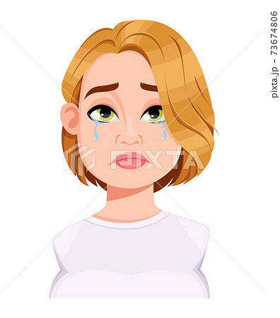 Face expression of beautiful plus size woman Face expression of beautiful plus size woman 73674806