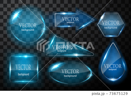 Glass vector button plane. Easy editable background Glass vector button plane. Easy editable background 73675129