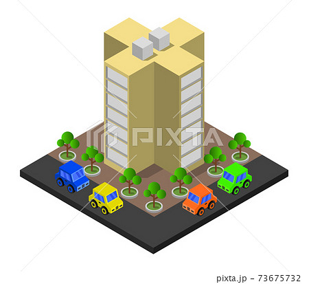 isometric skyscraper isometric skyscraper 73675732