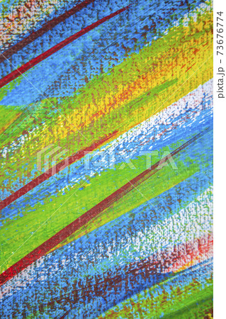 Many different multi-colored lines are chaotically drawn with brush Many different multi-colored lines are chaotically drawn with brush 73676774