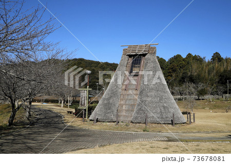 油田の里公園 手掘井戸の小屋 油田の里公園 手掘井戸の小屋 73678081