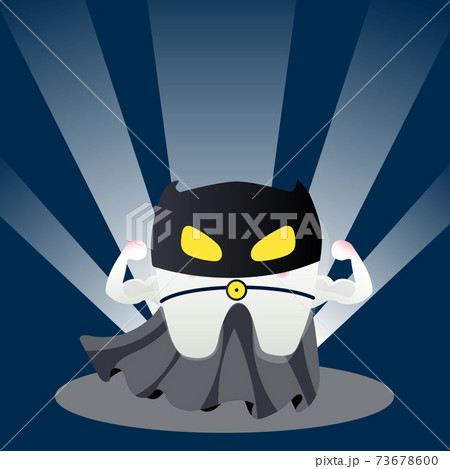 Cute cartoon with happy tooth character oral dental hygiene, taking a shower to clean the body, children dentistry concept. Vector Illustration 73678600