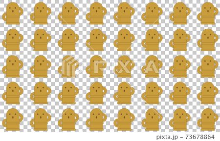 埴輪　古墳時代　パターン2 73678864