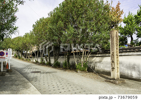 蓮長寺　参道　奈良県奈良市 73679059