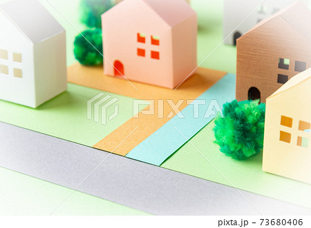 接道義務　建築物と公道　不動産　接道　袋地 73680406