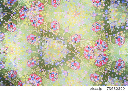 可愛い千代紙・キャラクタ・万華鏡20 73680890