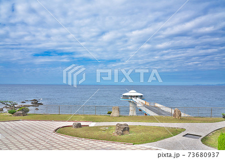 白浜海中展望塔 和歌山県西牟婁郡白浜町の写真素材