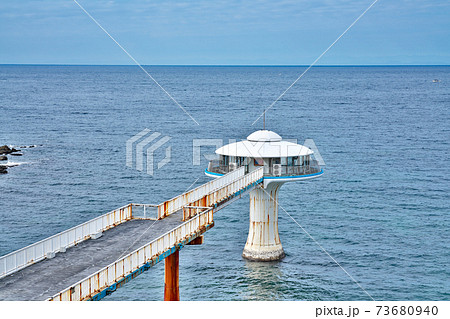 白浜海中展望塔 和歌山県西牟婁郡白浜町の写真素材