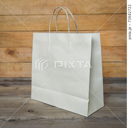 craft paper food packaging bag, take away disposable eco friendly packaging paper shopping bag 73682722