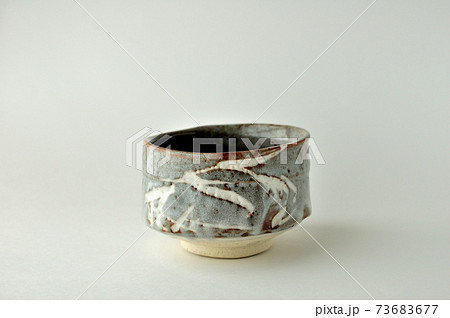 鼠志野の抹茶茶碗 鼠志野の抹茶茶碗 73683677