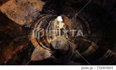 The landscape of an unknown and fantastic world called the "Window" 73684864