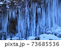 御嶽山の清水からできる白川氷柱群 73685536