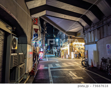 浅草橋　夜景　緊急事態宣言中（2021年1月） 73687618