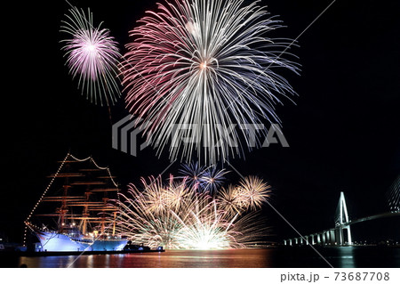 新港祭花火大会 73687708