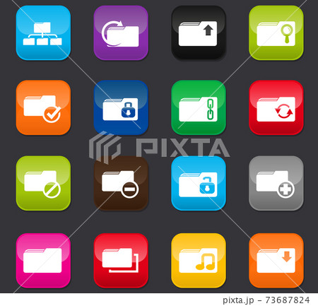 Folder icons set Folder icons set 73687824