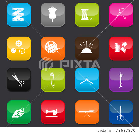 tailoring vector icons 73687870