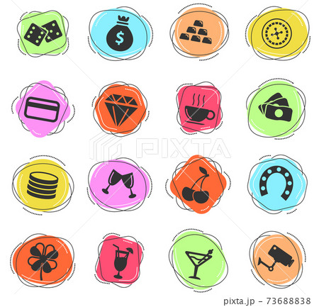 Casino simply icons 73688838
