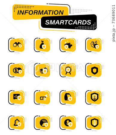 Insurance icons set Insurance icons set 73689011
