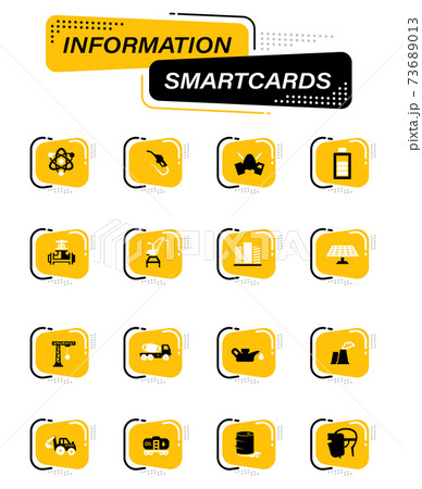 Industry icons set Industry icons set 73689013